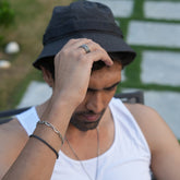 Men's Silver Urban Link loose Bracelet